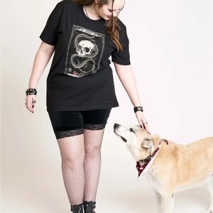 Midnight hour velvet shorts XL NWT